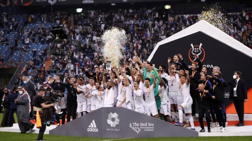El Real Madrid se coronó capeon de la Supercopa de España