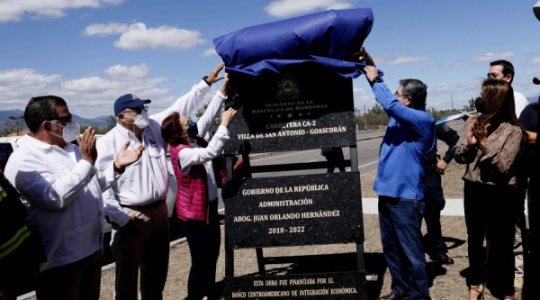 Inauguran el Canal Seco, una de las principales obras de infraestructura del Gobierno de Hernández 