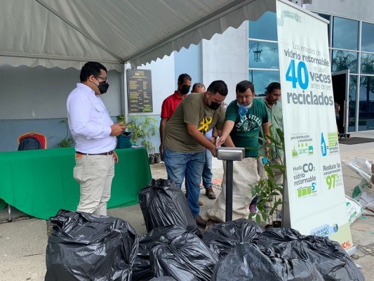 Sampedranos responden al "Reciclatón" organizado por la CCIC