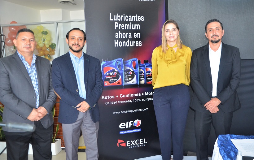 Excel trae a Honduras la innovadora marca de  lubricantes Premium Elf