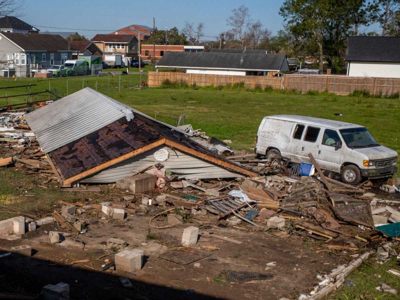 Tornado deja al menos un muerto y severos daños en Nueva Orleans