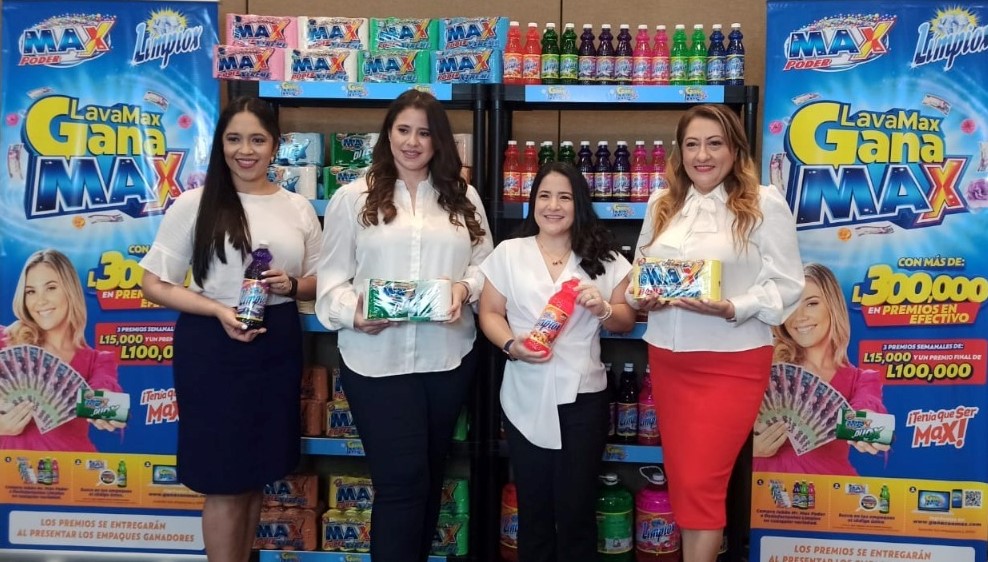 Con premios de más de 300 mil lempiras en efectivo inicia la promoción “Lava Max, Gana Max”