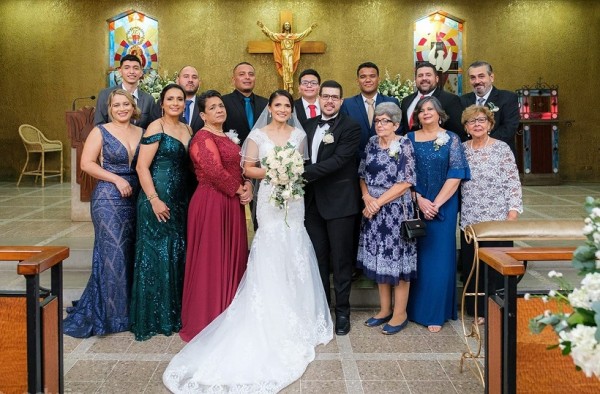 La boda de Nassim Gale y Evelin Funes …puro amor y felicidad 