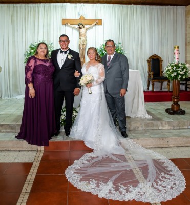 La boda de Dariela y Edwin… Romance y elegancia de ensueño