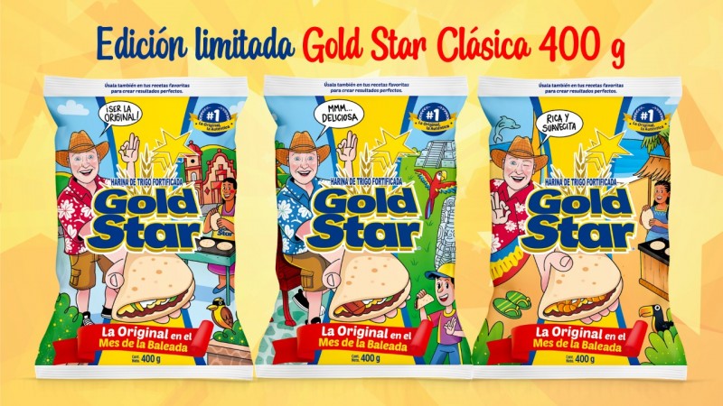 Harina Gold Star inicia con el Mes de la Baleada