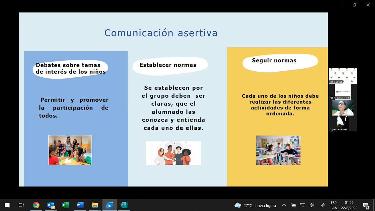 Grupo Jaremar y Fundación FEREMA capacitan educadores del programa de apoyo a los CCEPREBS