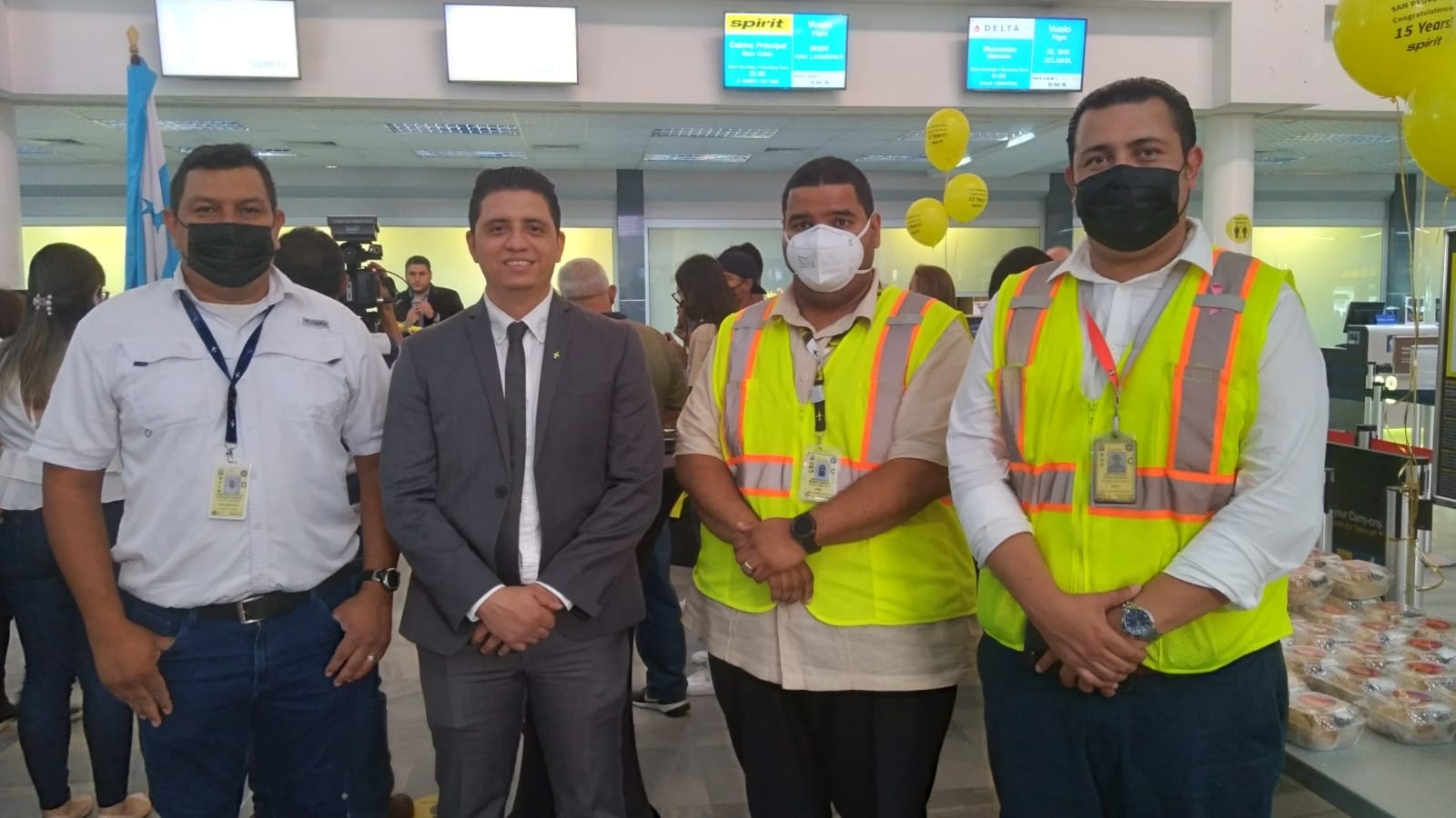 Spirit Airlines celebró el 15 aniversario de operaciones desde el Aeropuerto Internacional Ramón Villeda Morales