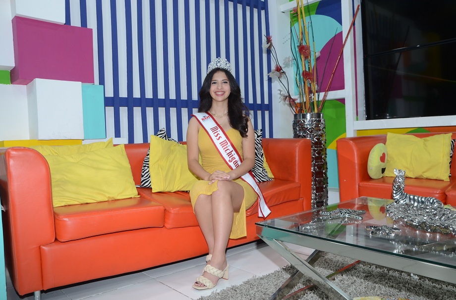 Bella sampedrana es coronada NAM Miss Michigan Jr Teen 2022