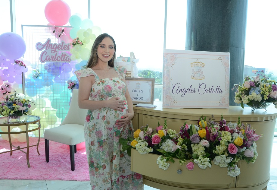 Tierno baby shower para darle la bienvenida a Ángeles Catlotta