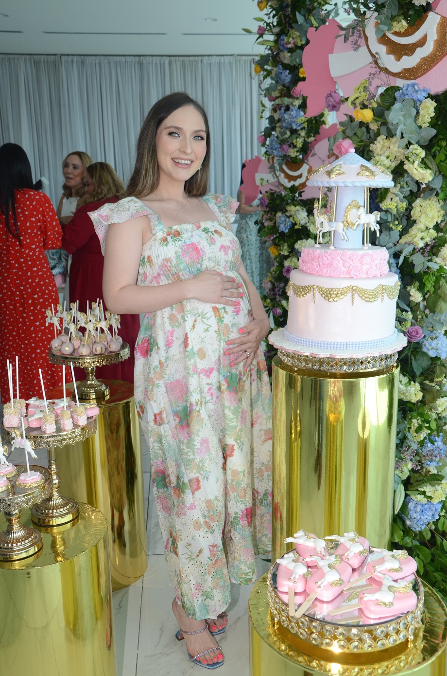 Tierno baby shower para darle la bienvenida a Ángeles Catlotta