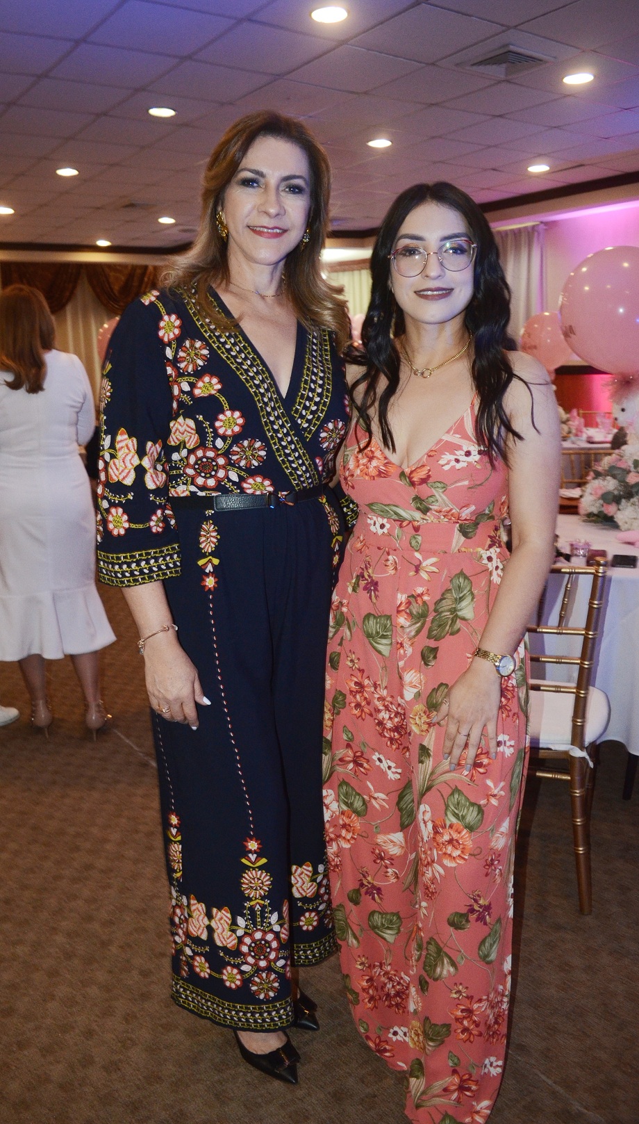 Detalles en rosa para para Margorie Alejandra en su baby shower