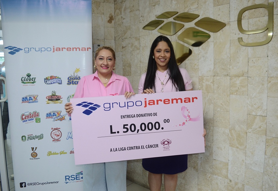 Grupo Jaremar entrega su donativo anual en efectivo a la Liga Contra el Cáncer 