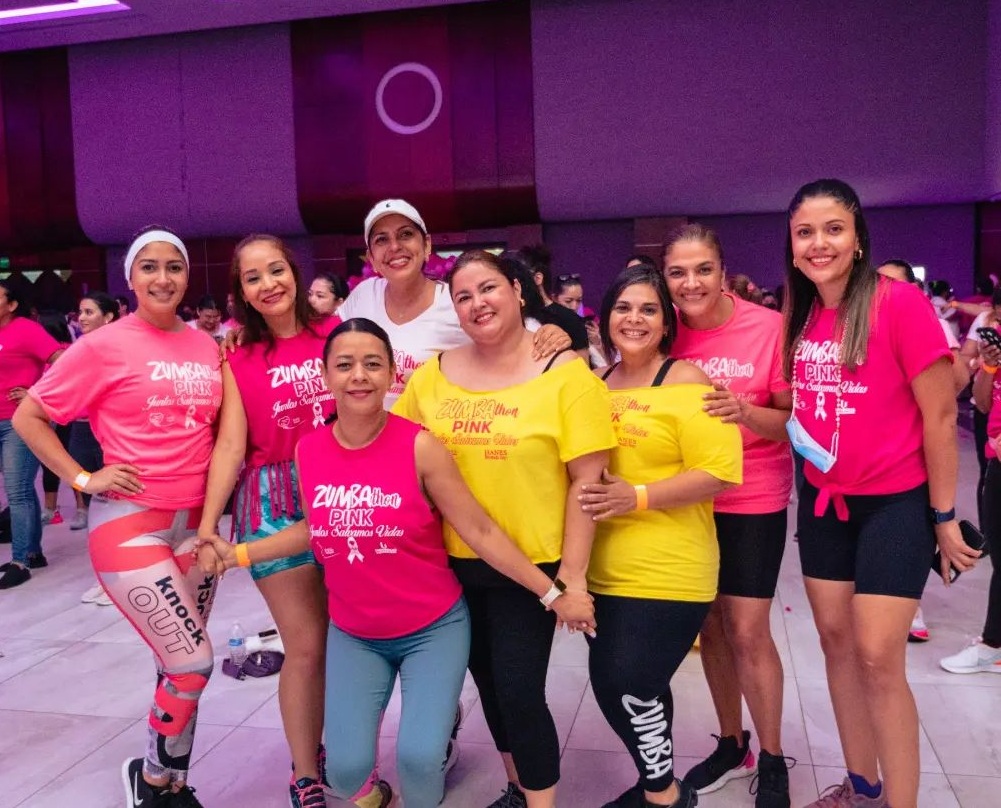 Así se vivió el Zumbathon Pink 2022 en San Pedro Sula