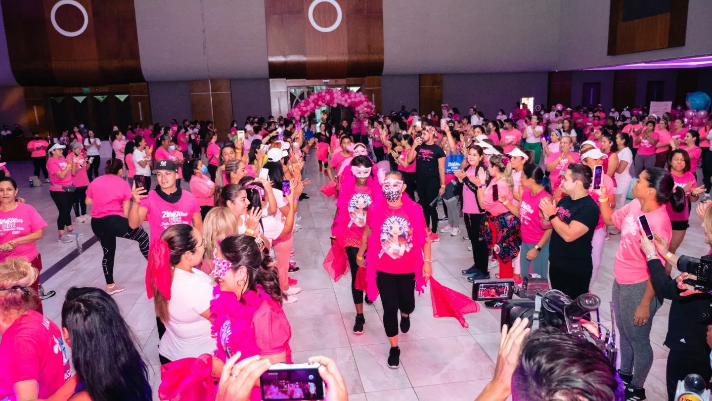 Así se vivió el Zumbathon Pink 2022 en San Pedro Sula