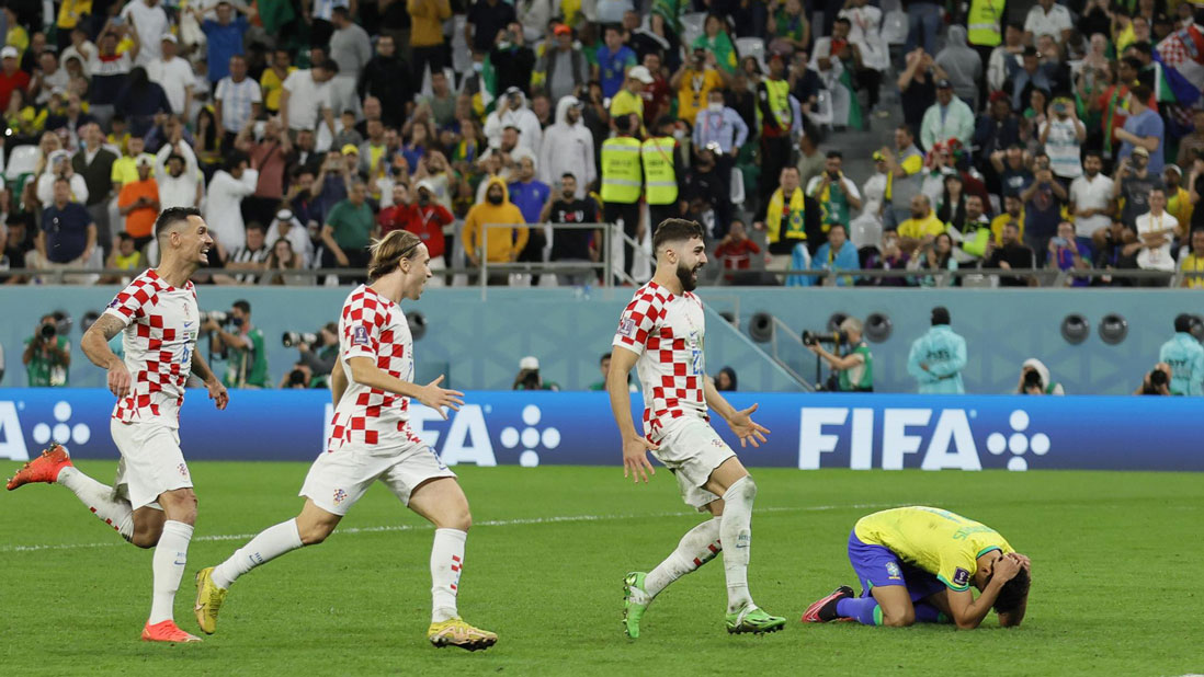 Croacia venció en los penales a Brasil y lo deja fuera de la Copa del Mundo