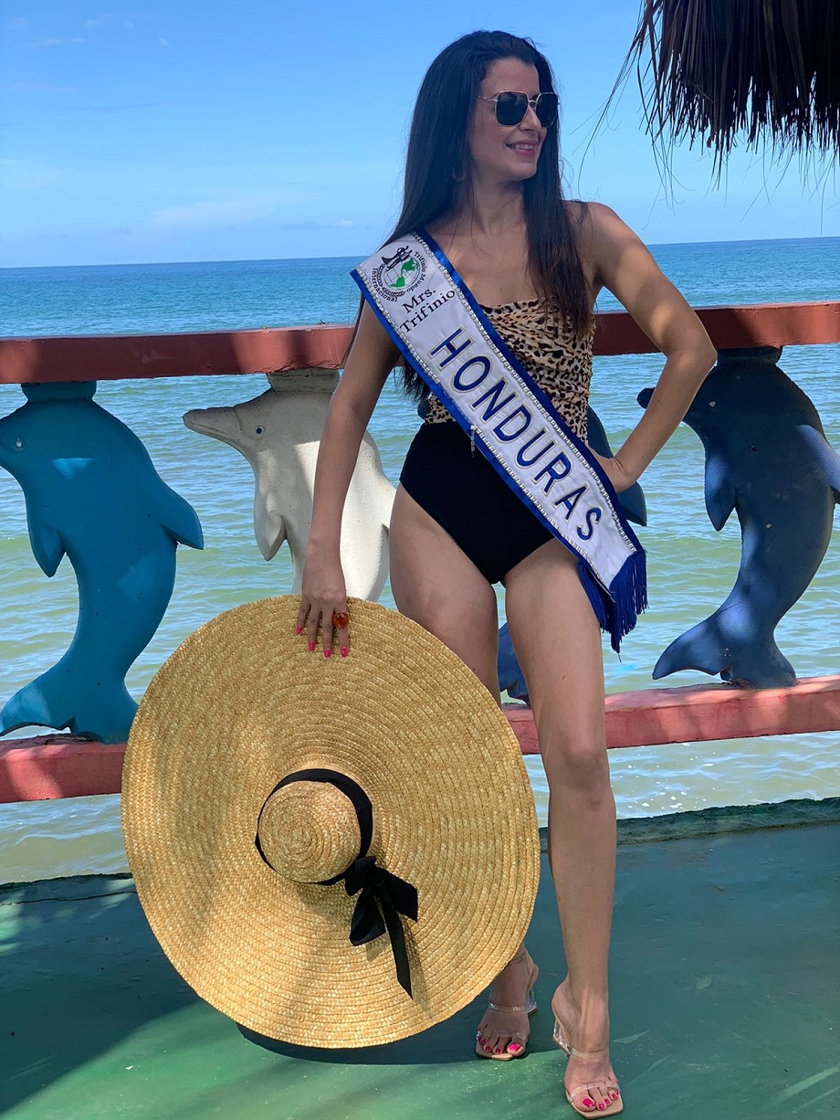 Mariela Rocío Paz en busca de la corono Señora Trifinio Mundo Internacional