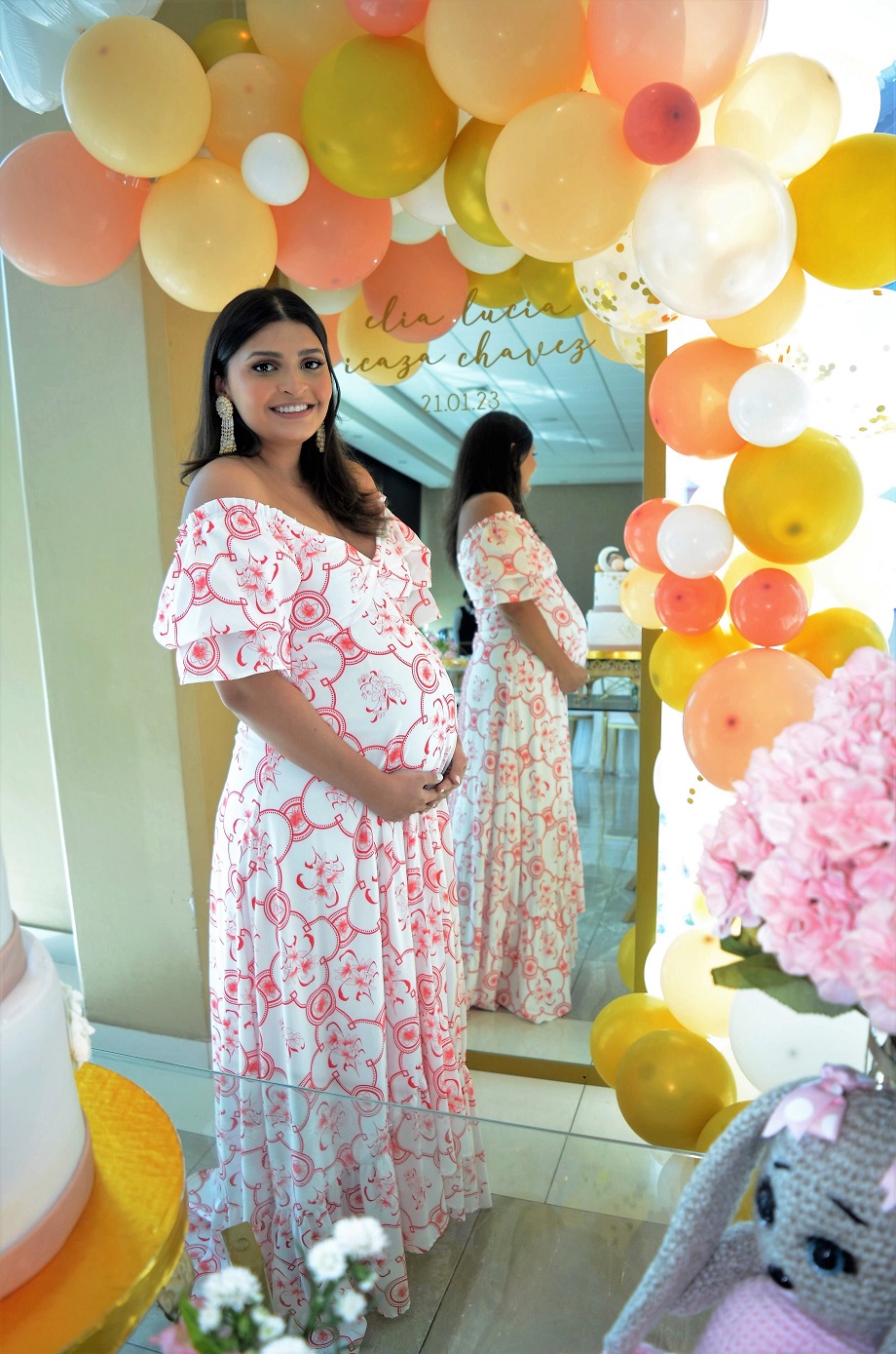 Delicado baby shower en honor a Carmen de Icaza