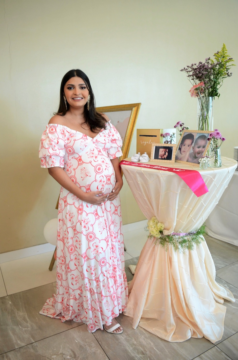 Delicado baby shower en honor a Carmen de Icaza