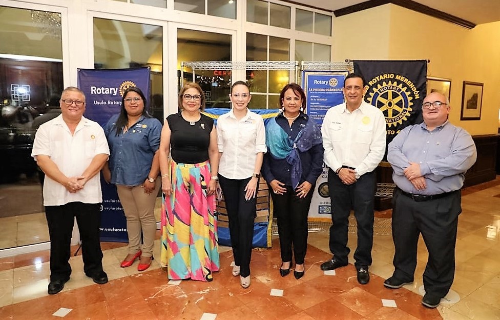 Hermandad rotaria en San Pedro Sula en la celebración del 118 Aniversario de Rotary International