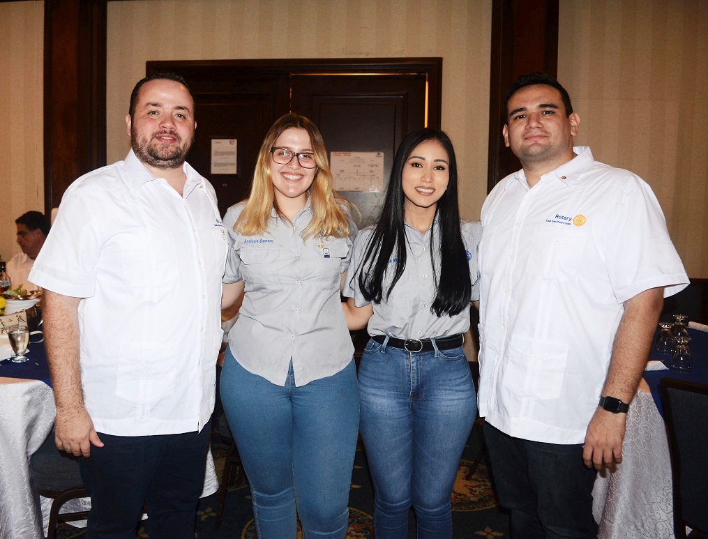 Hermandad rotaria en San Pedro Sula en la celebración del 118 Aniversario de Rotary International