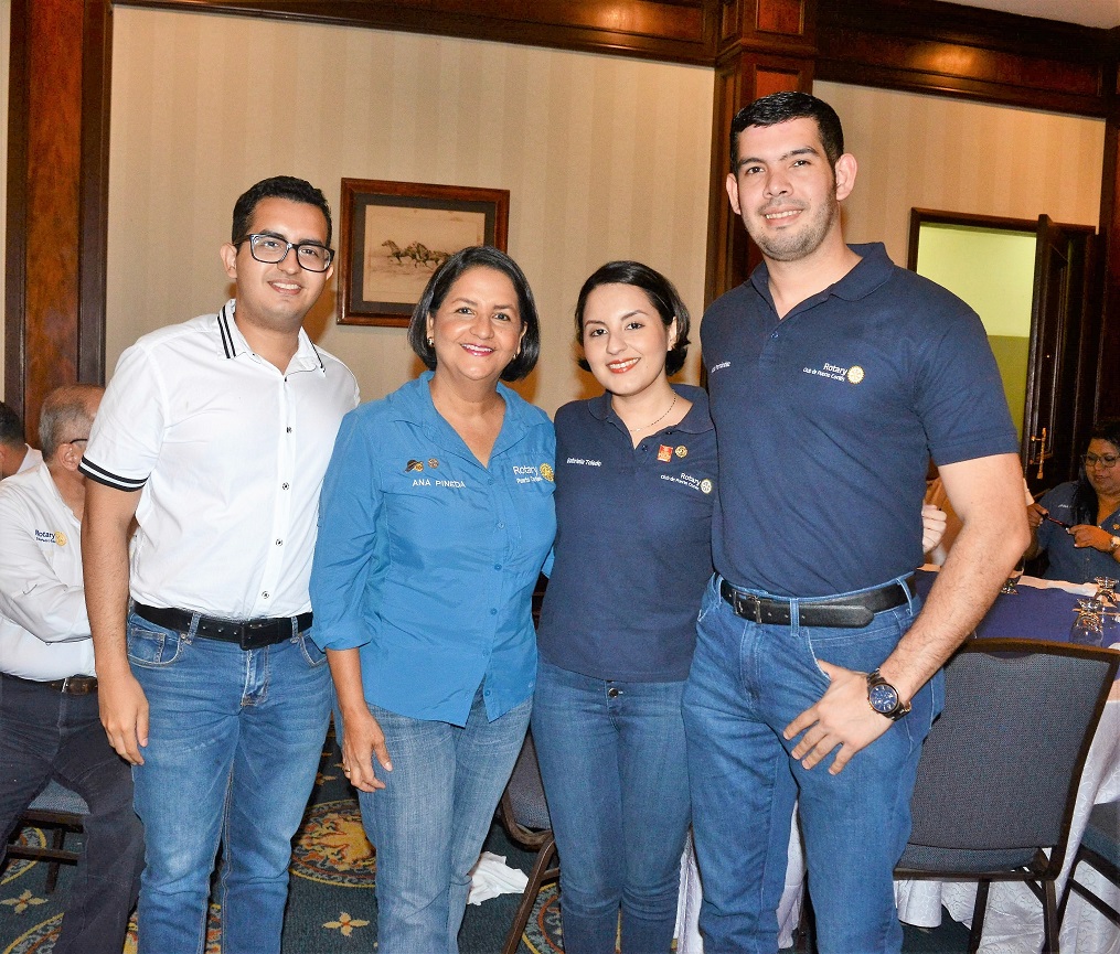 Hermandad rotaria en San Pedro Sula en la celebración del 118 Aniversario de Rotary International