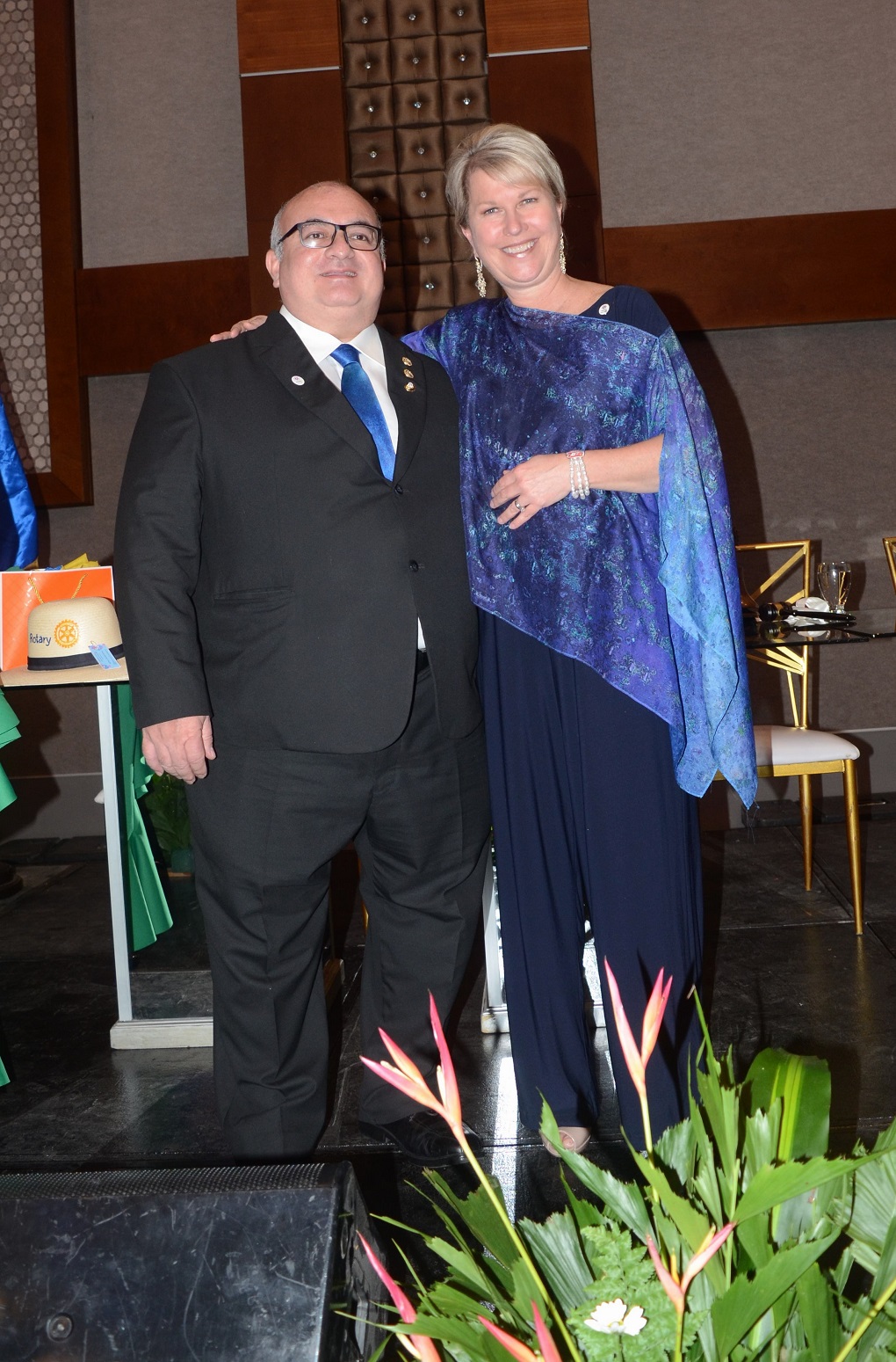 Gala e honor a Jennifer Jones, presidente de Rotary International