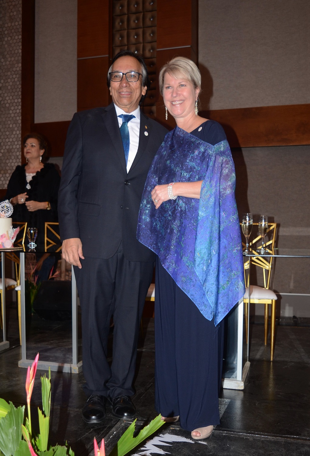 Gala e honor a Jennifer Jones, presidente de Rotary International