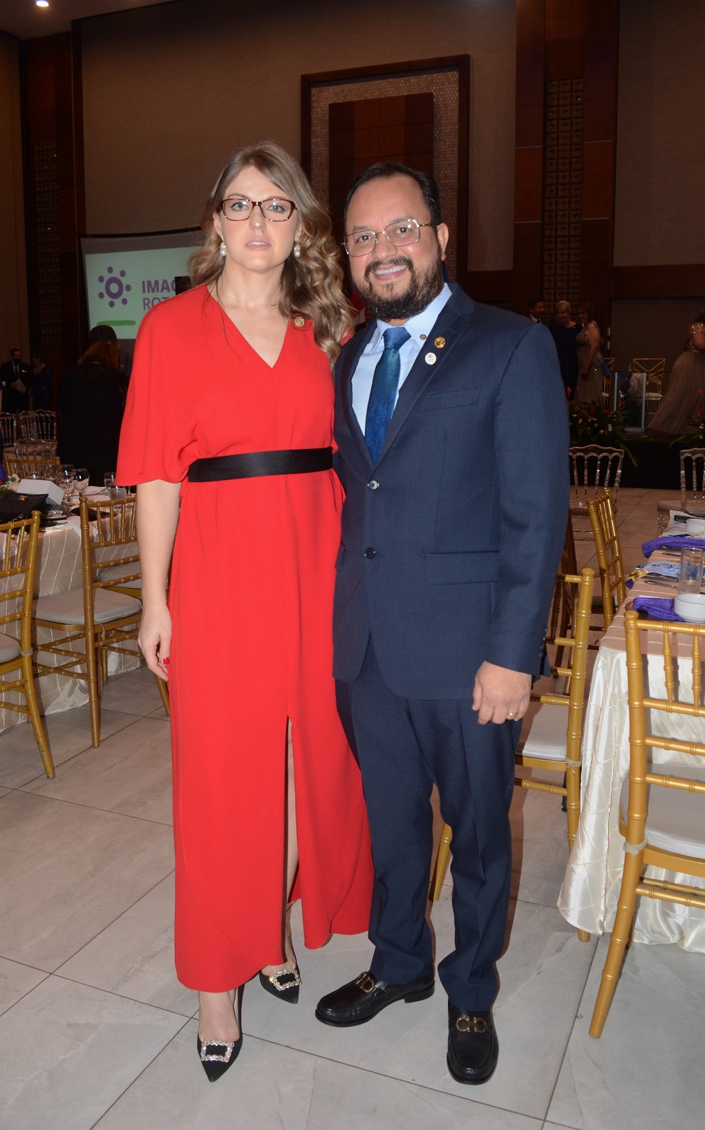 Gala e honor a Jennifer Jones, presidente de Rotary International