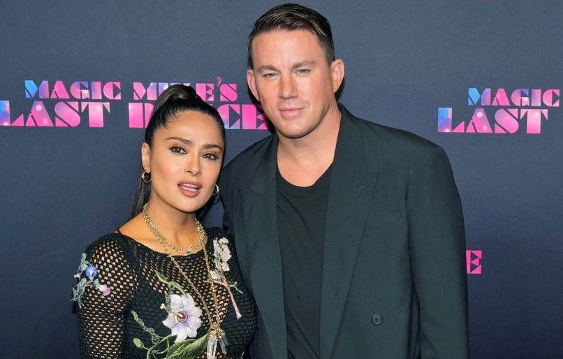 Salma Hayek hace química explosiva con y Channing Tatum en “Magic Mike’s Last Dance”