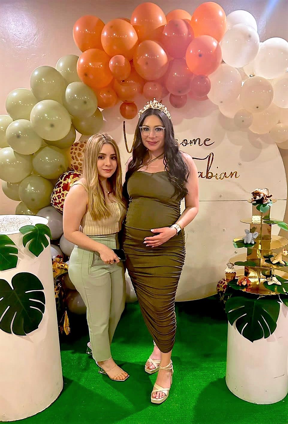 Fiesta maternal estilo safari dándole la bienvenida a Fabián Alberto