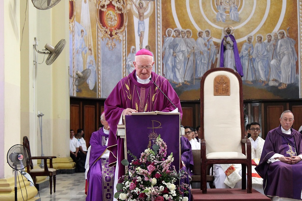 Monseñor Michael Lenihan asume como primer arzobispo de la arquidiócesis de San Pedro Sula