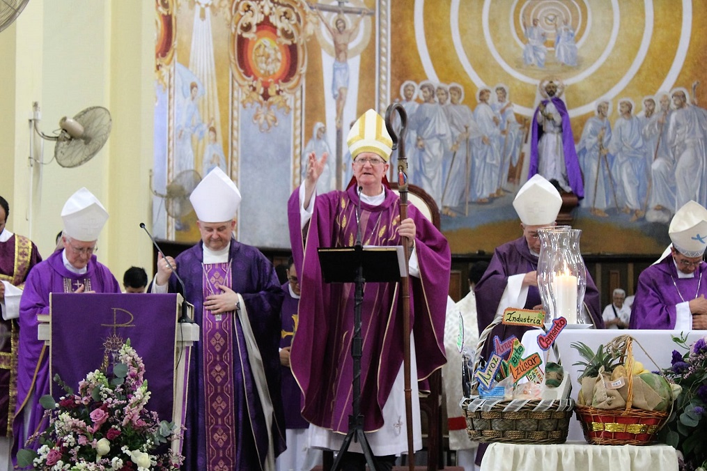 Monseñor Michael Lenihan asume como primer arzobispo de la arquidiócesis de San Pedro Sula