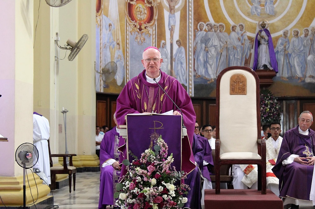 Monseñor Michael Lenihan asume como primer arzobispo de la arquidiócesis de San Pedro Sula