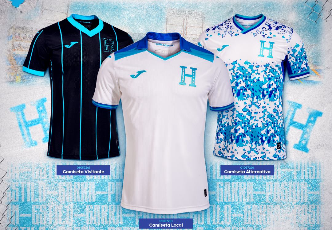 Diunsa y Joma revelan las nuevas camisetas de la Selección Nacional de Honduras