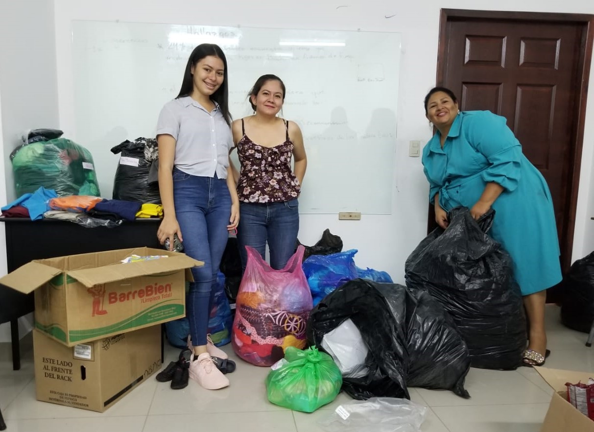 Estudiantes de UCENM en La Entrada, Copán se proyectan con programa Lazos de Solidaridad