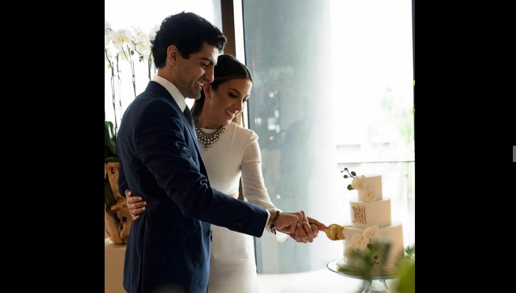 Maity Interiano se casa por lo civil con su prometido Anuar Zidan