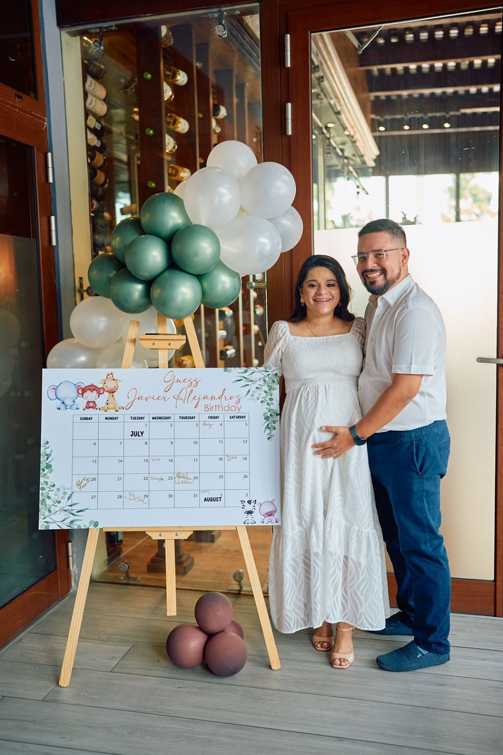 Kelly Díaz de Melgar disfruta de una adorable fiesta maternal