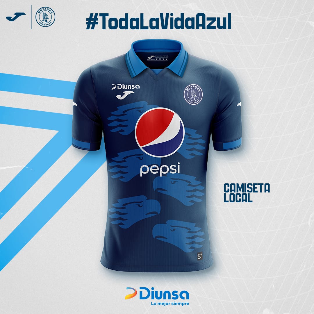 Diunsa, Joma y Motagua lanzan camisetas oficiales para  la temporada 2023-2024