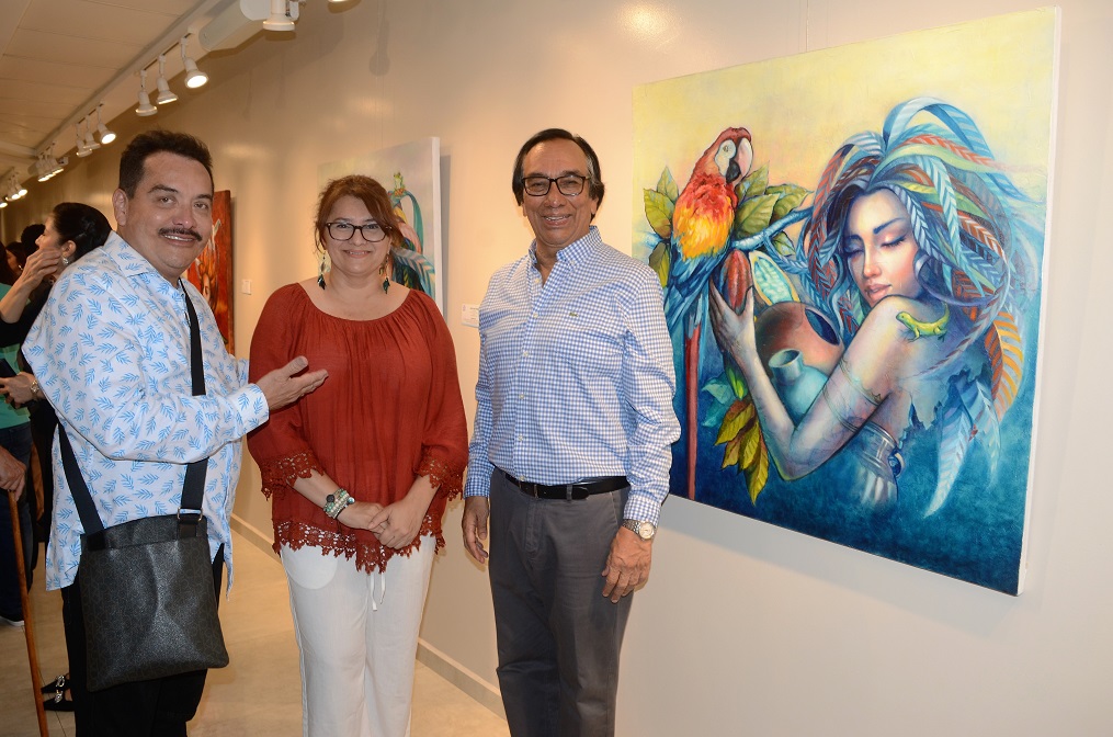 Mayra Casiano inaugura exposición pictórica “Tesoros de mi tierra… un viaje artístico”