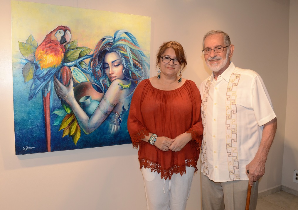 Mayra Casiano inaugura exposición pictórica “Tesoros de mi tierra… un viaje artístico”