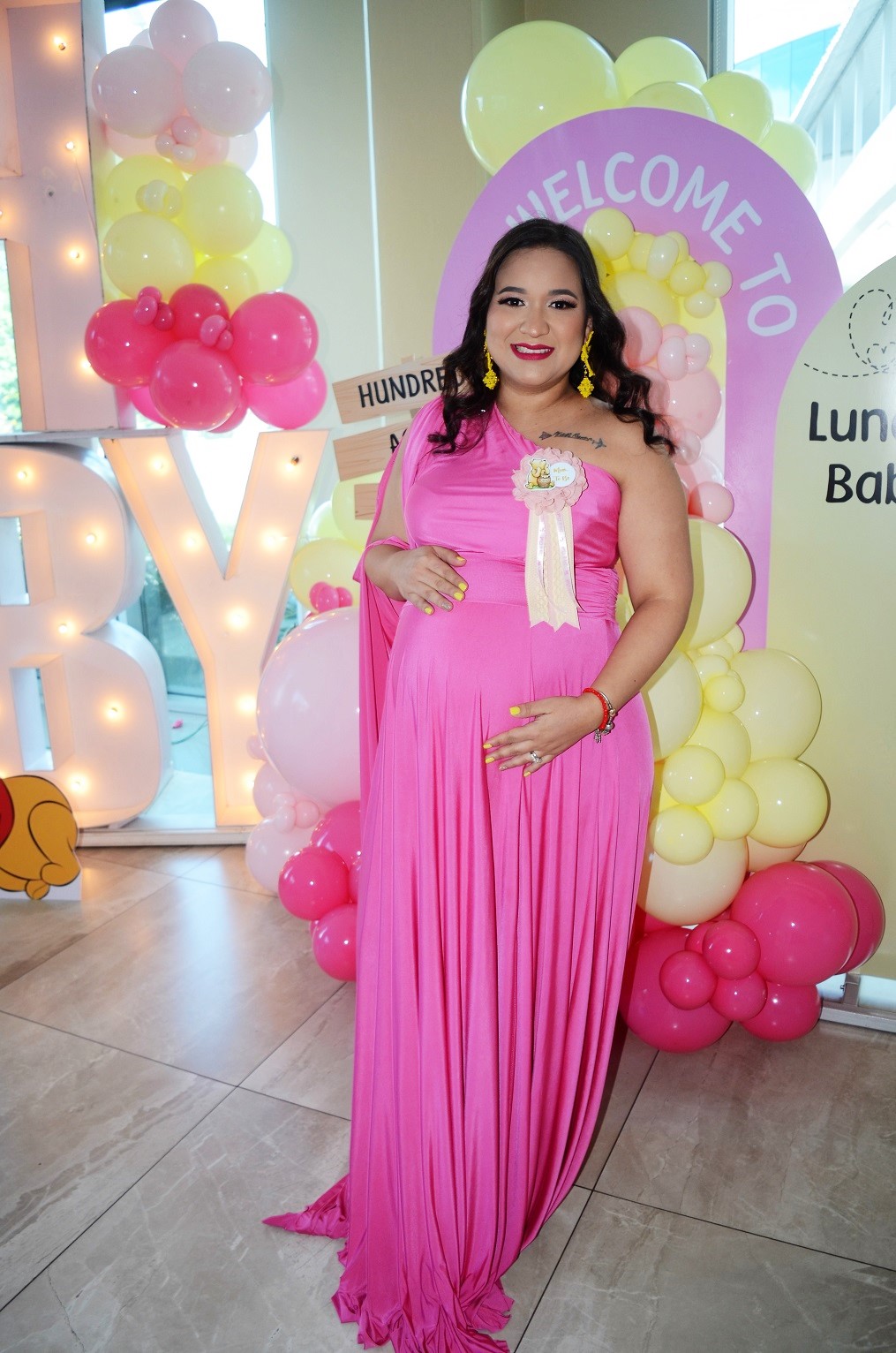 Un baby shower familiar y muy acogedor para Marta Orellana