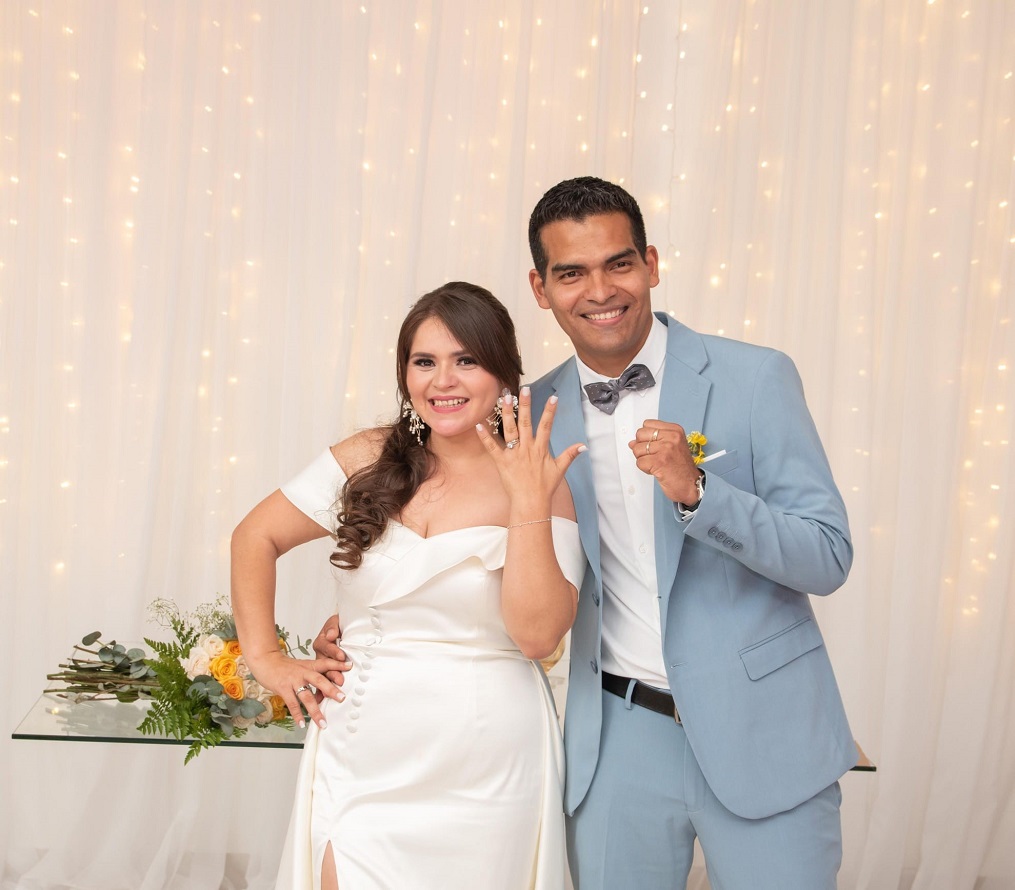 Enlace matrimonial civil de Mayra López y Mauricio Argüello