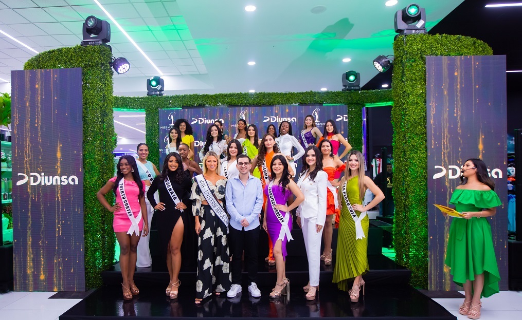 Diunsa Universal recibió la visita de las candidatas al Miss Universo 2023