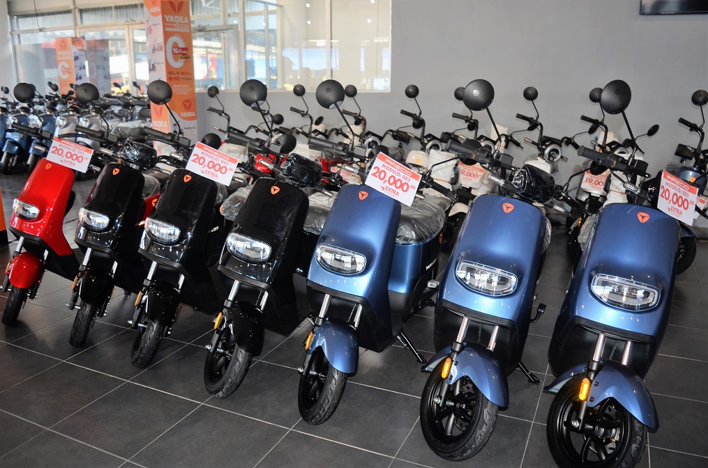 Se instala en San Pedro Sula primer centro de ventas de motos eléctricas 