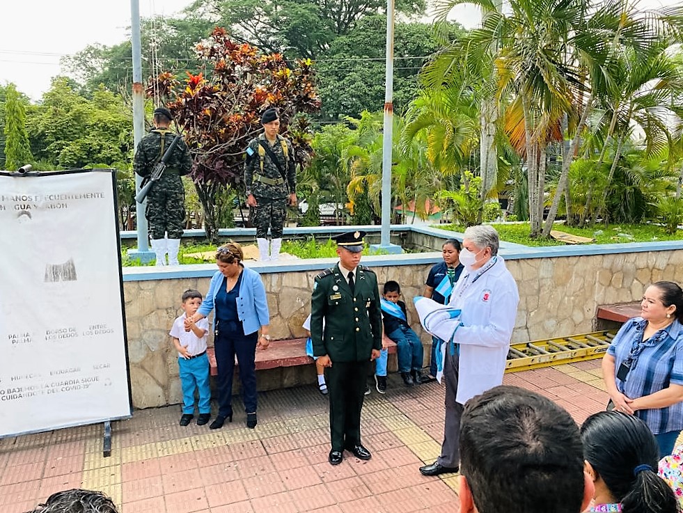 105 Brigada de Infantería y sus Unidades Orgánicas realizaron ceremonia de izado de la Bandera Nacional