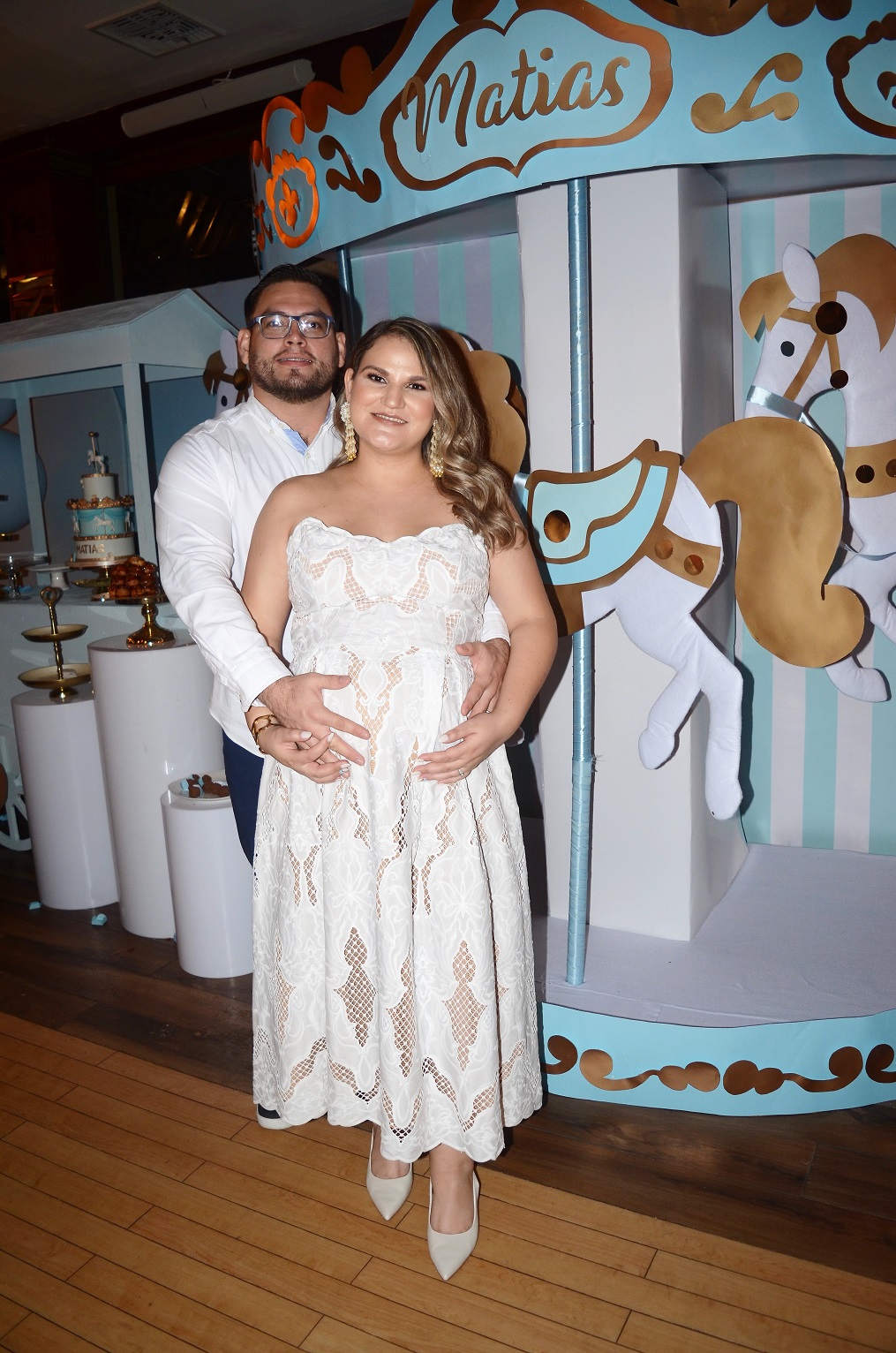 ¡Inspirado en un carrusel de fantasía! así fue el baby shower de Dunia Castellanos