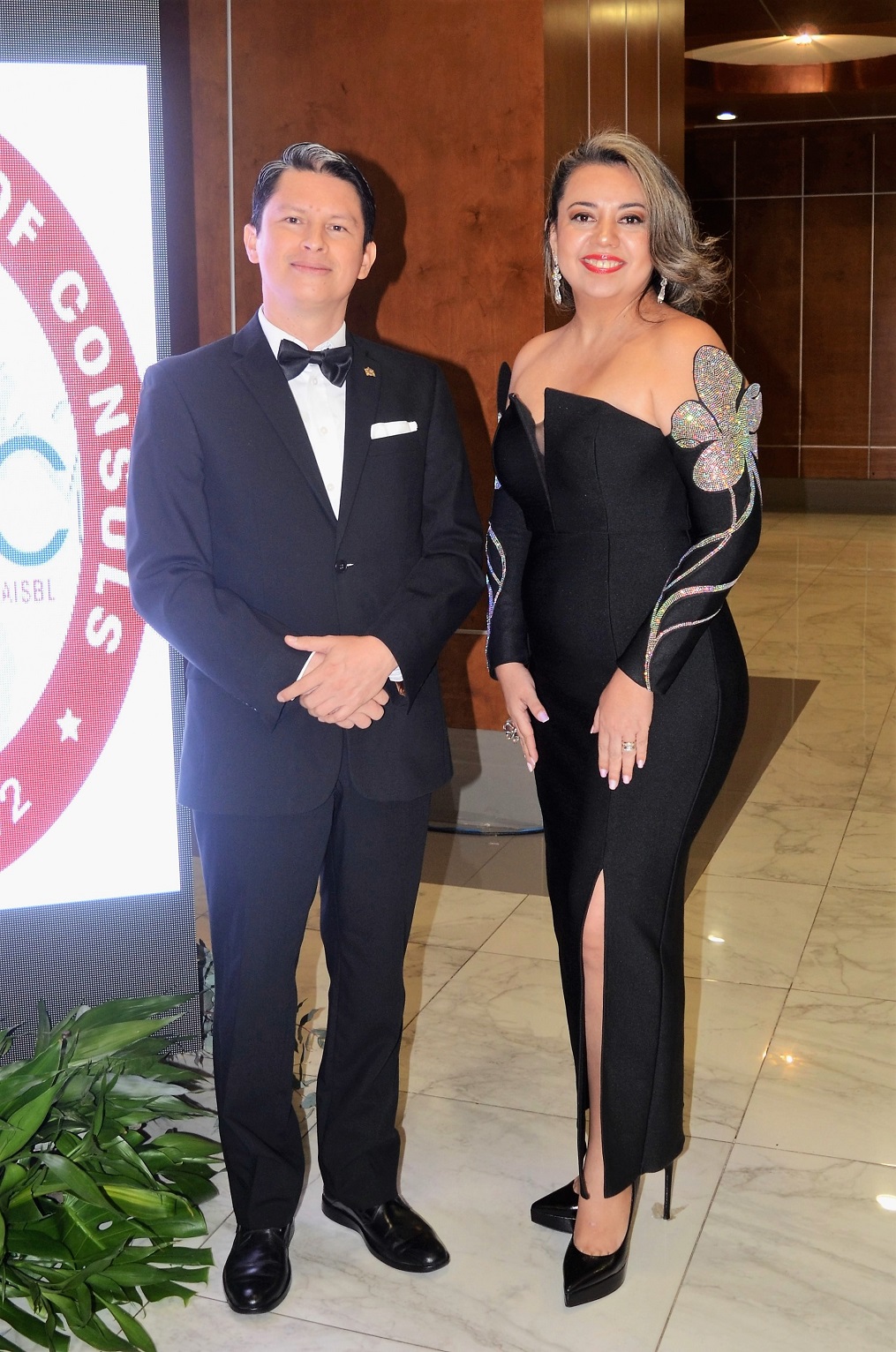 Cena de gala en honor a diplomáticos de la Ficac en San Pedro Sula