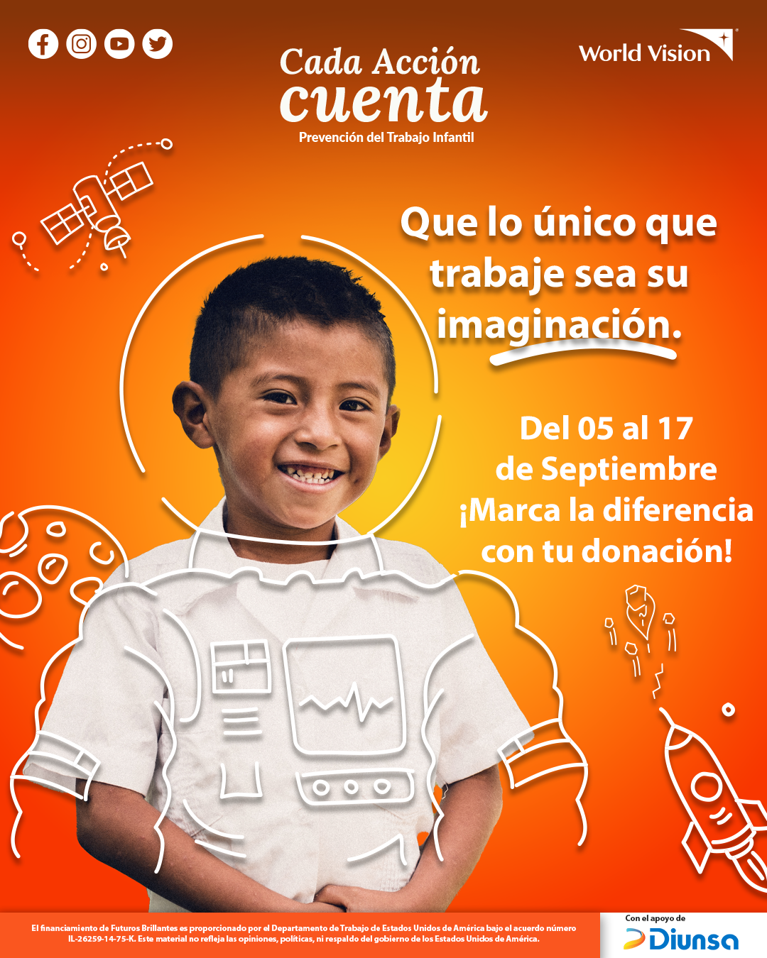 Impulsan campaña “Cada Acción Cuenta” de recolección de juguetes para niños y niñas en riesgo de trabajo infantil