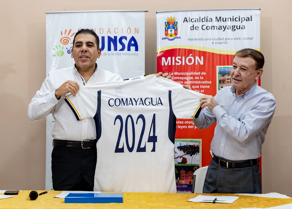 Alcaldía Municipal de Comayagua y Fundación Diunsa firman convenio de cooperación