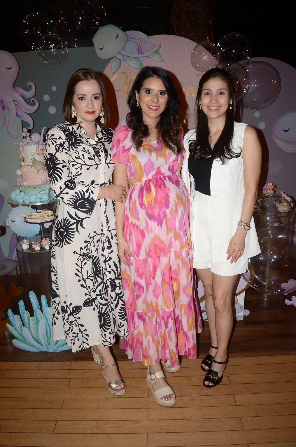 Inspirado en la temática “Under the sea” celebran el baby shower de Katherine Funez